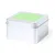 Centered on  lid (5×5cm)  +