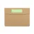 Centered on flap (15×4.5cm)  +