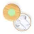 Centered on lid (2.5×2.5cm)  +