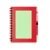 On side A notepad (8×14cm)  +