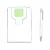 top flap (4×3cm)  +