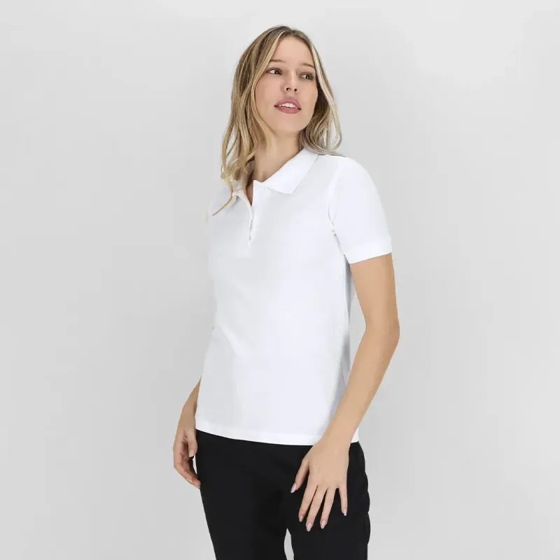 Women White Polo Shirt 