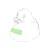 On front in chest under beak (2×1cm)  +